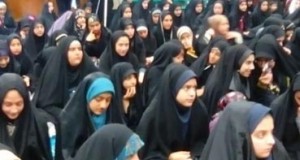 مراسم عزای حسینی با حضور دختران خوش حجاب ساروی