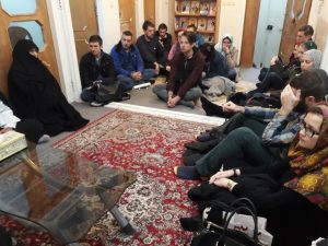 دانشجویان لائیک جمهوری چک در مرکز حجاب ریحانه النبی